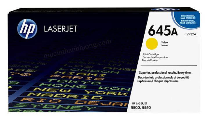Mực In HP 645A Yellow LaserJet Toner Cartridge C9732A